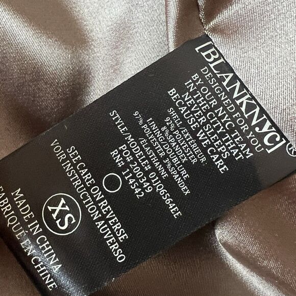 New Blank NYC Womens Size XS Stardust Velvet Moto Jacket Zip Up Cropped - Picture 8 of 11